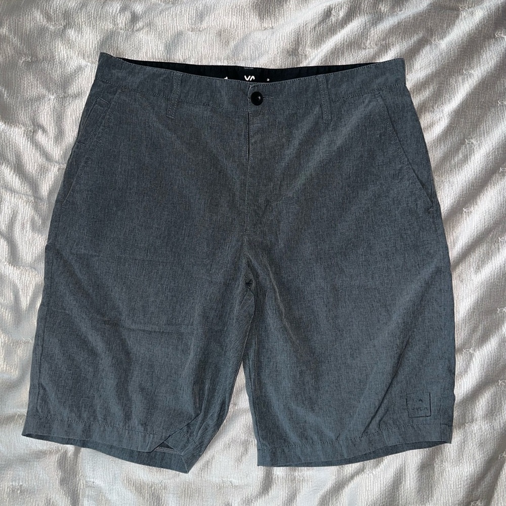RVCA Charcoal Flat Front Men's Shorts